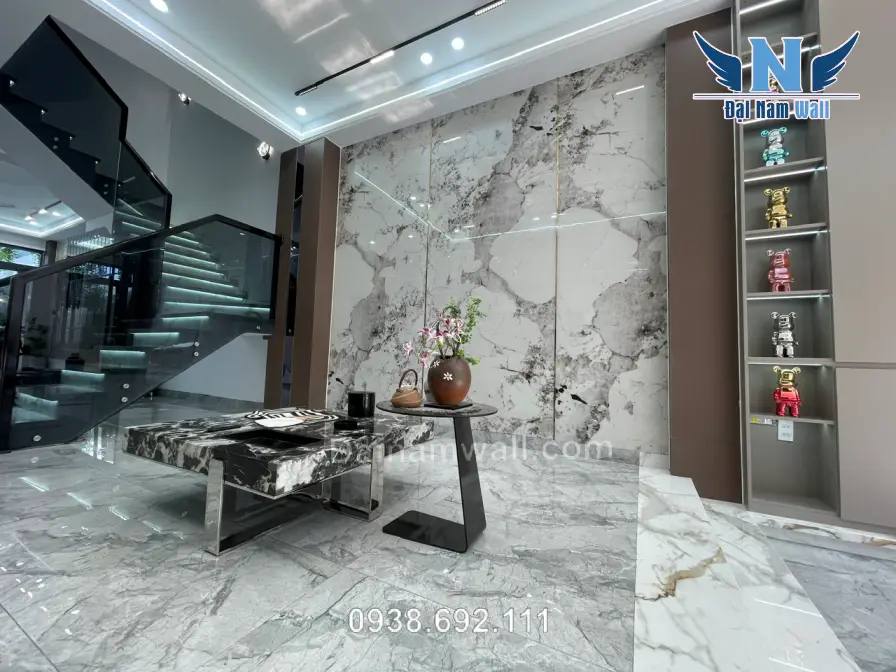 Giải mã công nghệ Nano đột phá: Tấm nhựa giả đá Đại Nam Wall kiến tạo không gian sống đẳng cấp - Ảnh 3