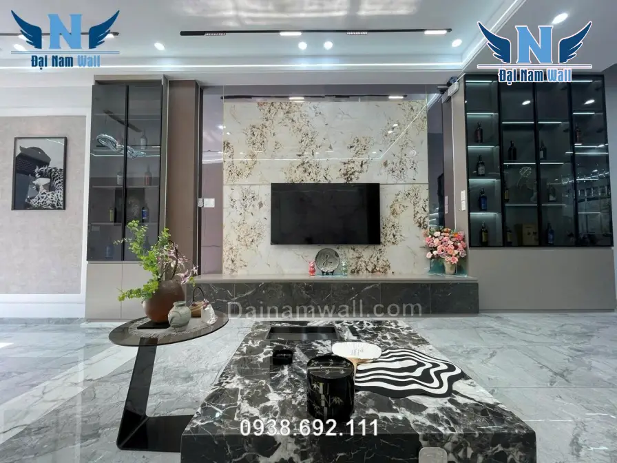 Giải mã công nghệ Nano đột phá: Tấm nhựa giả đá Đại Nam Wall kiến tạo không gian sống đẳng cấp - Ảnh 2