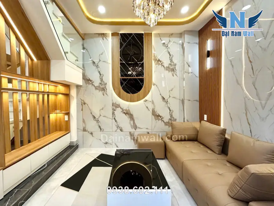 Tấm nhựa giả đá: Bí mật đằng sau không gian sang trọng mà không lo 