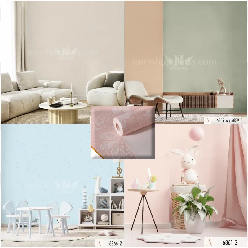 Giấy Dán Tường Hàn Quốc Albany Đủ Mã - Khổ 1.06 * 15.6m